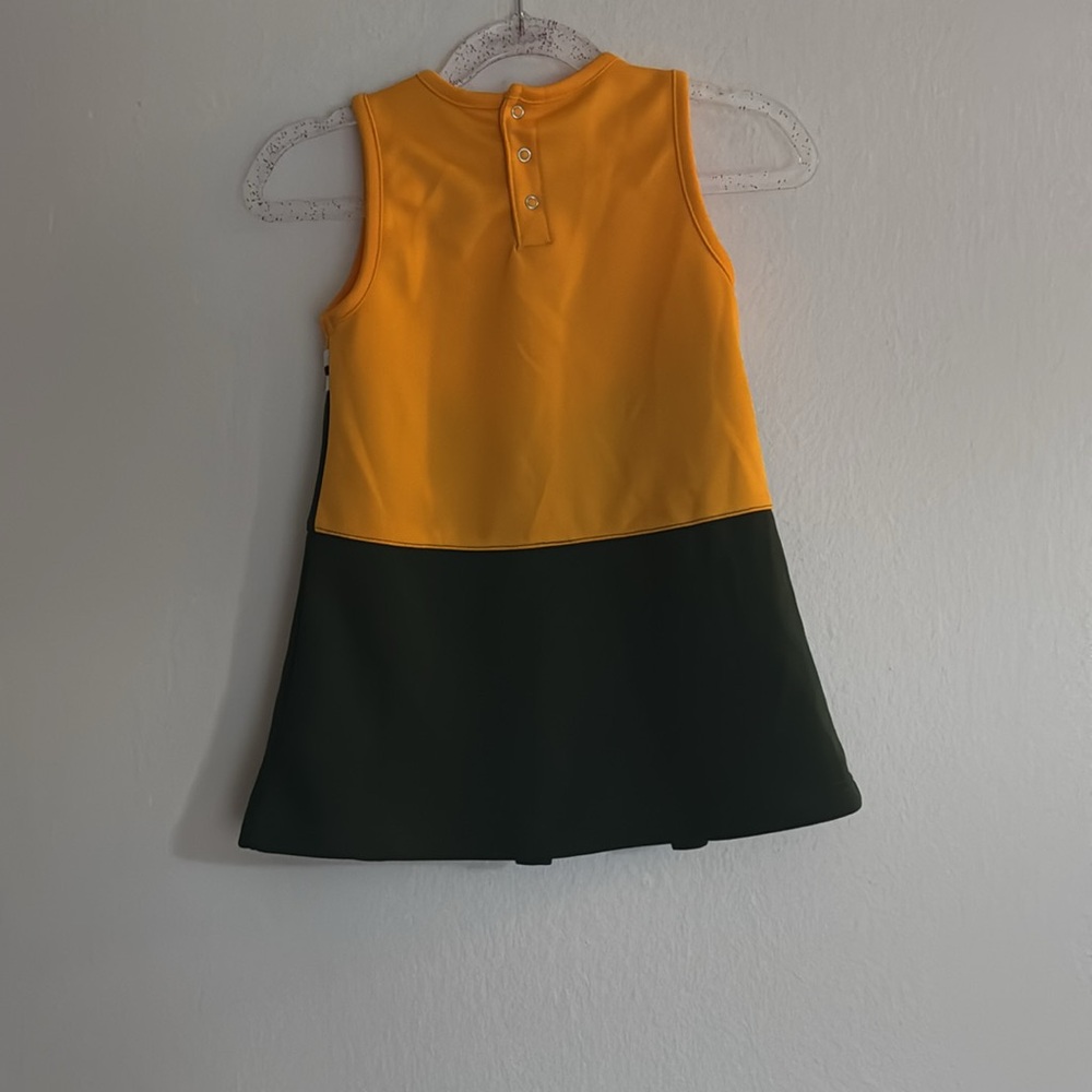 NFL Team Apparel Yellow Dress Greenbay Packers - Picture 3 of 4